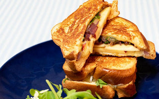 brie, fig & apple sliced brioche sandwich | bakerly