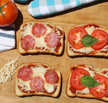 brioche pizza sandwich | bakerly