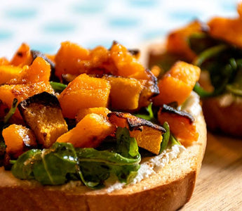 butternut squash tartine of sliced brioche | bakerly