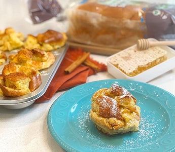 hand braided brioche French toast cups | bakerly