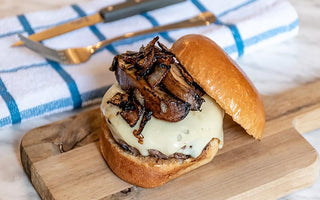 homemade mushroom brioche burger! | bakerly