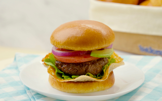 parmesan crisp brioche burger | bakerly