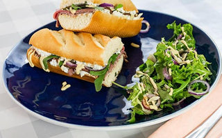 roast beef sandwich & soft brioche baguette | bakerly