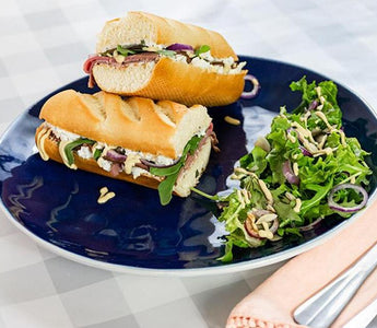 roast beef sandwich & soft brioche baguette | bakerly