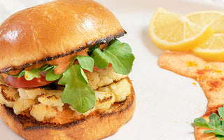 roasted cauliflower brioche burger