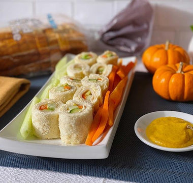 sliced brioche sushi roll | bakerly