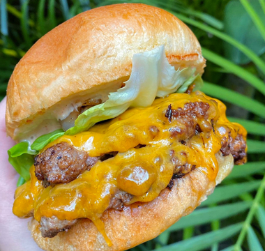 smashed brisket brioche burgers | bakerly