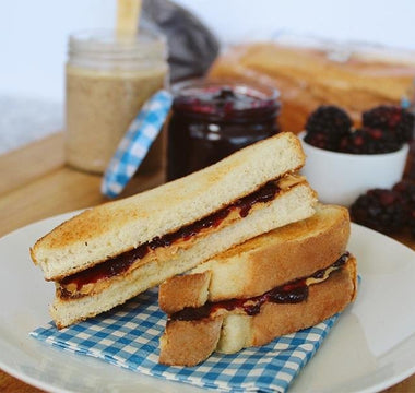 sunbutter & jelly brioche sandwich | bakerly