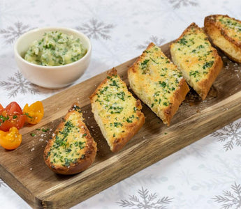 the bakerly soft brioche baguette garlic bread | bakerly