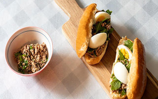 tuna pesto brioche hot dog sandwich | bakerly