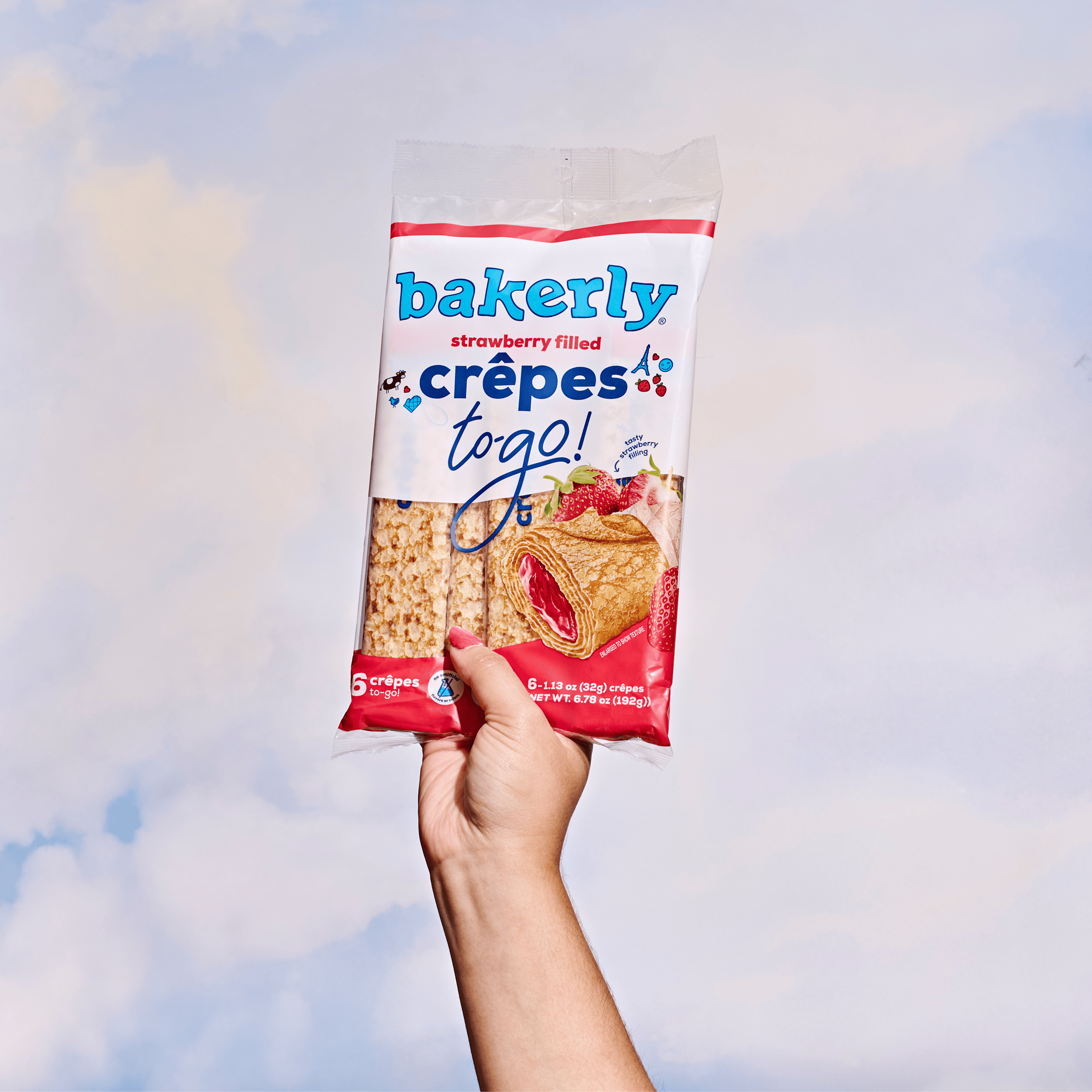 bakerly strawberry crêpes to-go!