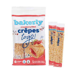 bakerly strawberry crêpes to-go!