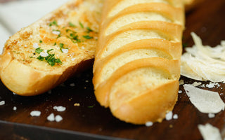 Soft Garlic Baguettes