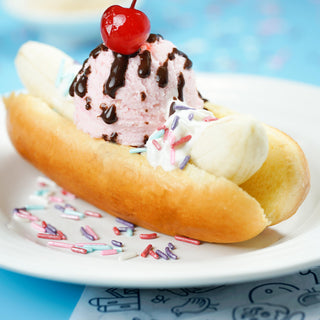 Banana Split Hot Dog