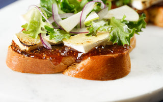 Camembert Fig & Apple Toast