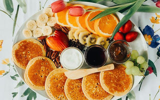 a tasty bakerly pancake platter | bakerly