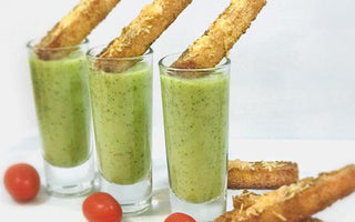 air-fried oregano parmesan brioche sticks for Valentine’s dinner | bakerly