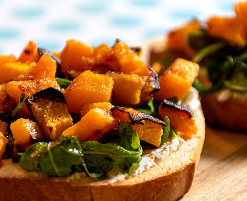 Butternut squash tartine of sliced brioche recipe | by bakerly