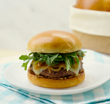 French onion burger | bakerly