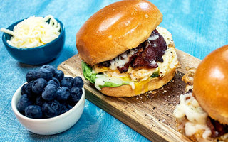 the best breakfast brioche burger sandwich | bakerly