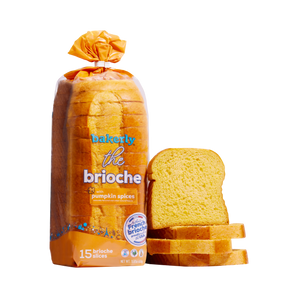 the sliced pumpkin spice brioche