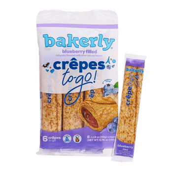 bakerly blueberry crêpes to-go!