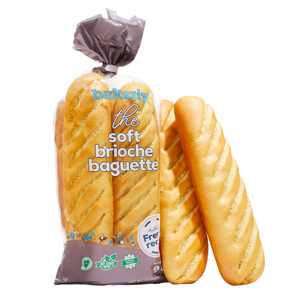the soft brioche baguette