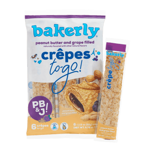 PB&J crêpes to-go!