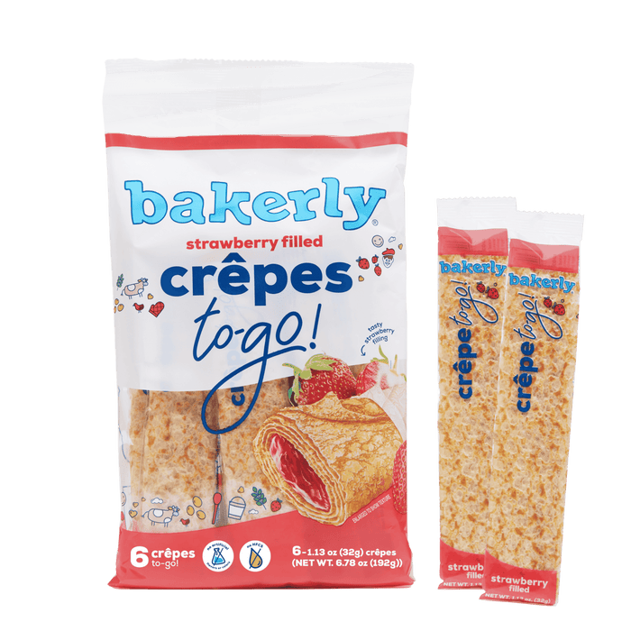 bakerly strawberry crêpes to-go!