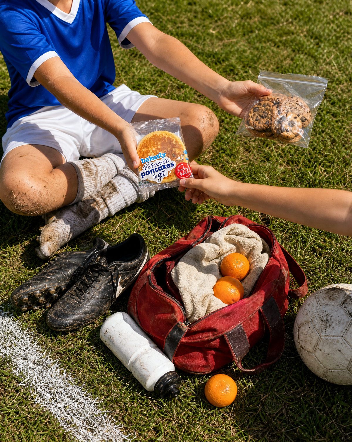 Bakerly pancakes and cookies shared after soccer practice